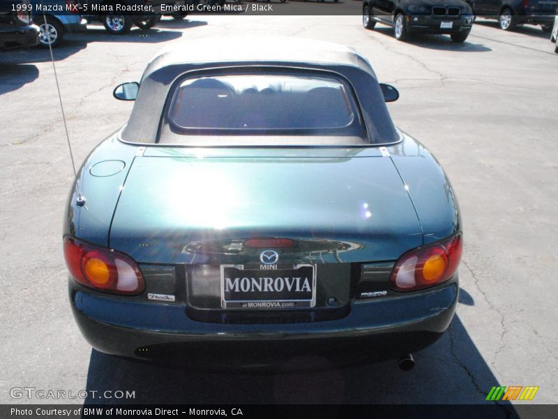 Emerald Green Mica / Black 1999 Mazda MX-5 Miata Roadster