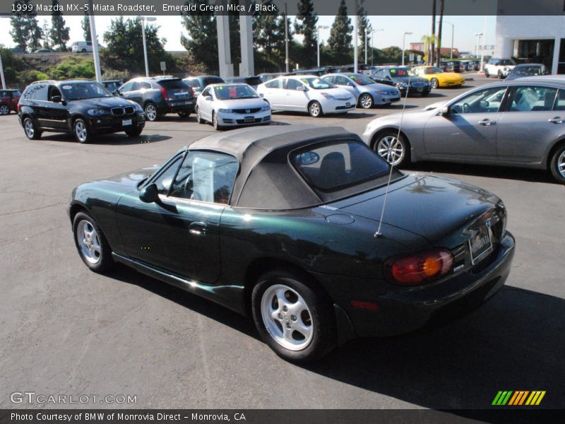 Emerald Green Mica / Black 1999 Mazda MX-5 Miata Roadster