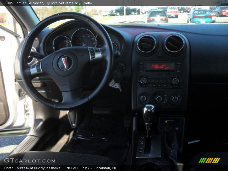 Quicksilver Metallic / Ebony 2009 Pontiac G6 Sedan