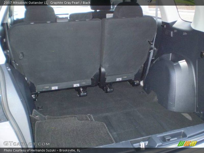 Graphite Gray Pearl / Black 2007 Mitsubishi Outlander LS