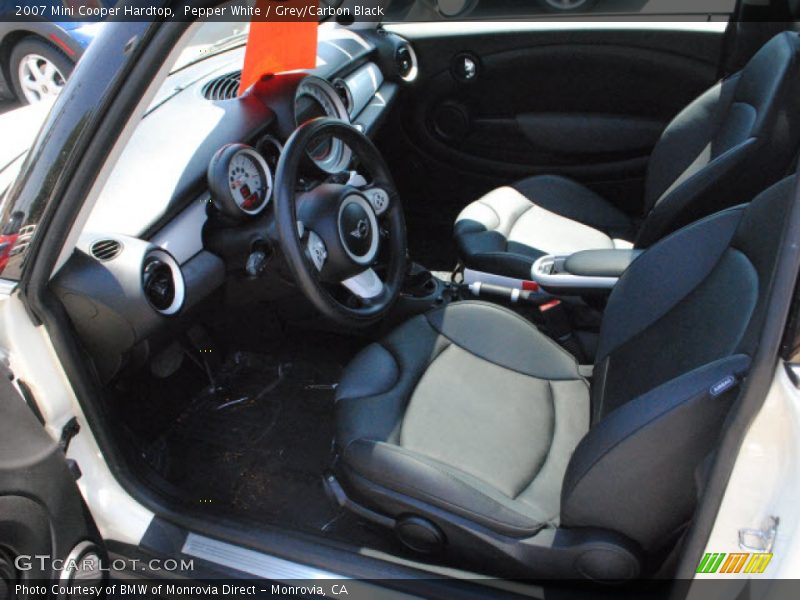 Pepper White / Grey/Carbon Black 2007 Mini Cooper Hardtop