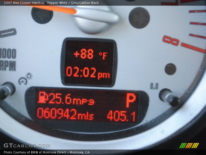 Pepper White / Grey/Carbon Black 2007 Mini Cooper Hardtop