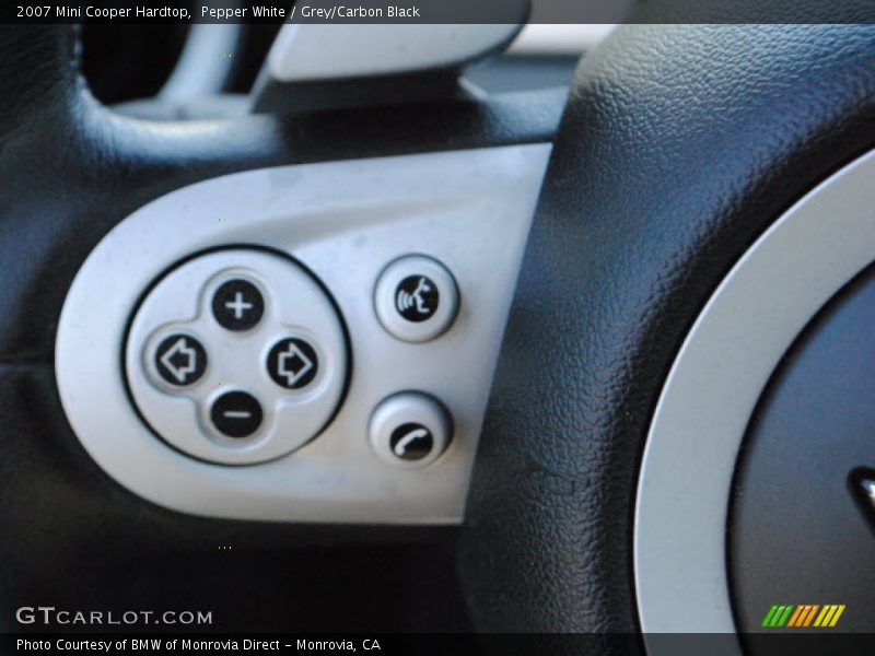 Pepper White / Grey/Carbon Black 2007 Mini Cooper Hardtop