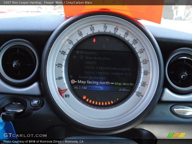 Pepper White / Grey/Carbon Black 2007 Mini Cooper Hardtop