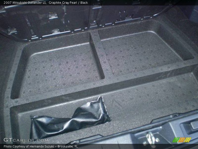Graphite Gray Pearl / Black 2007 Mitsubishi Outlander LS