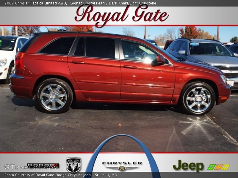 Cognac Crystal Pearl / Dark Khaki/Light Graystone 2007 Chrysler Pacifica Limited AWD