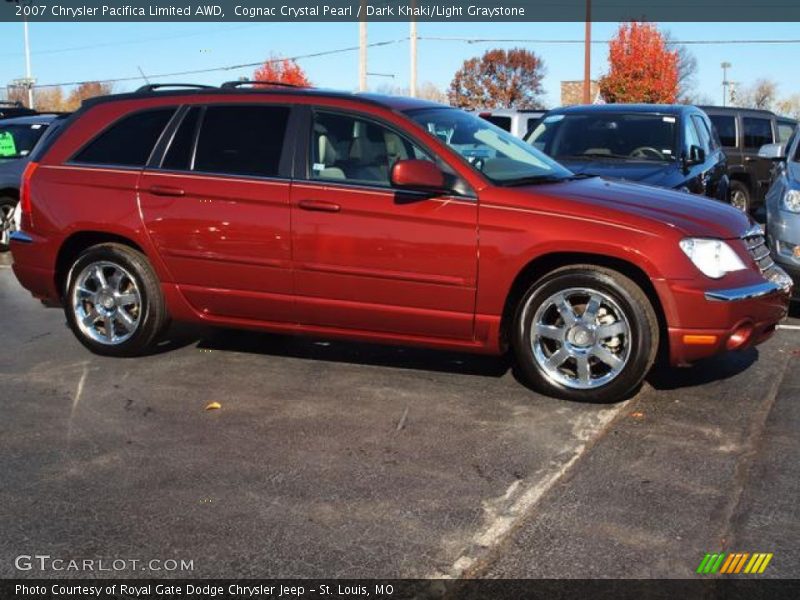 Cognac Crystal Pearl / Dark Khaki/Light Graystone 2007 Chrysler Pacifica Limited AWD