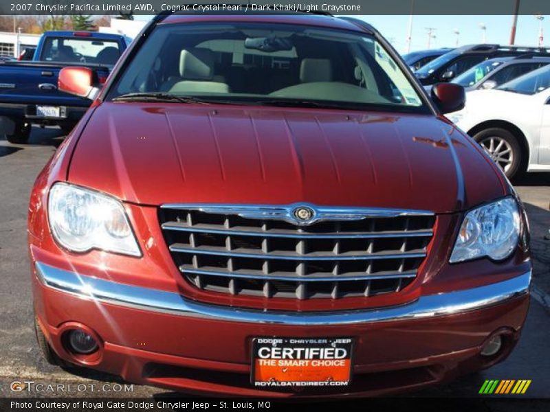 Cognac Crystal Pearl / Dark Khaki/Light Graystone 2007 Chrysler Pacifica Limited AWD