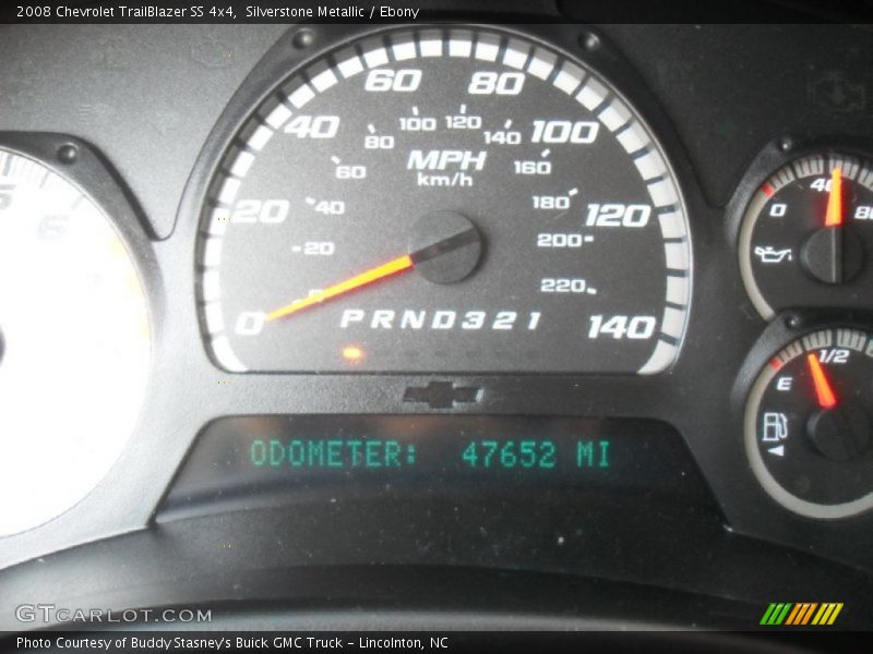 Silverstone Metallic / Ebony 2008 Chevrolet TrailBlazer SS 4x4