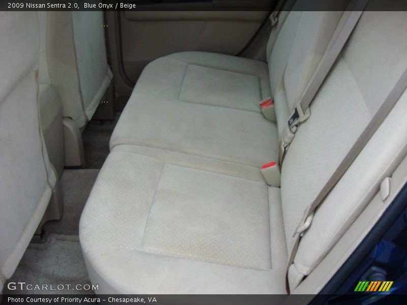 Blue Onyx / Beige 2009 Nissan Sentra 2.0