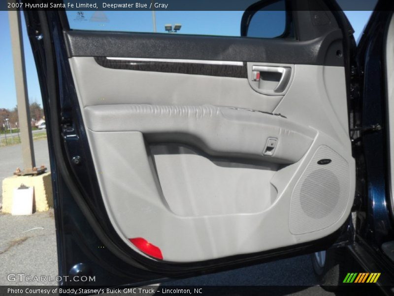 Deepwater Blue / Gray 2007 Hyundai Santa Fe Limited