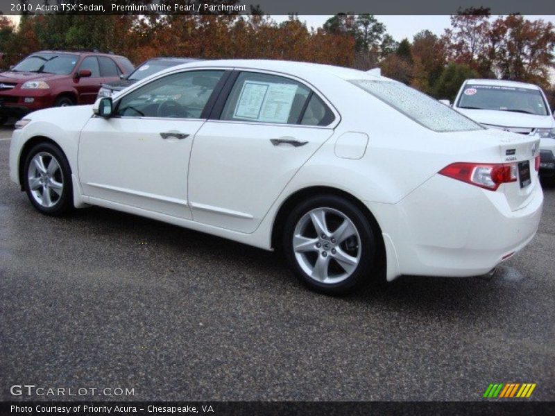 Premium White Pearl / Parchment 2010 Acura TSX Sedan