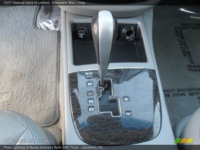 Deepwater Blue / Gray 2007 Hyundai Santa Fe Limited