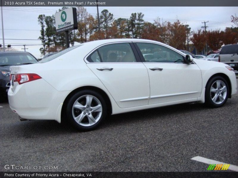 Premium White Pearl / Parchment 2010 Acura TSX Sedan