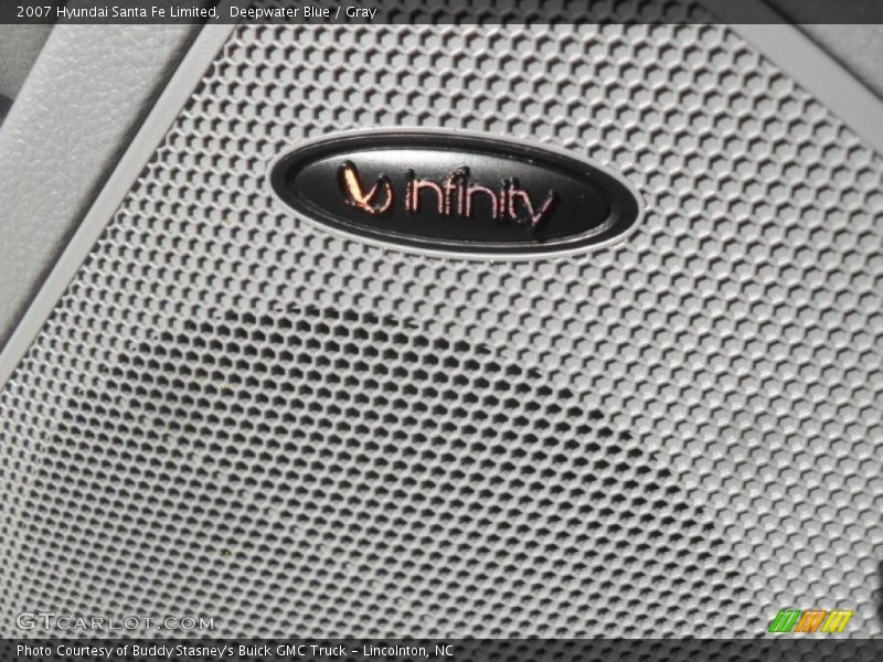 Deepwater Blue / Gray 2007 Hyundai Santa Fe Limited