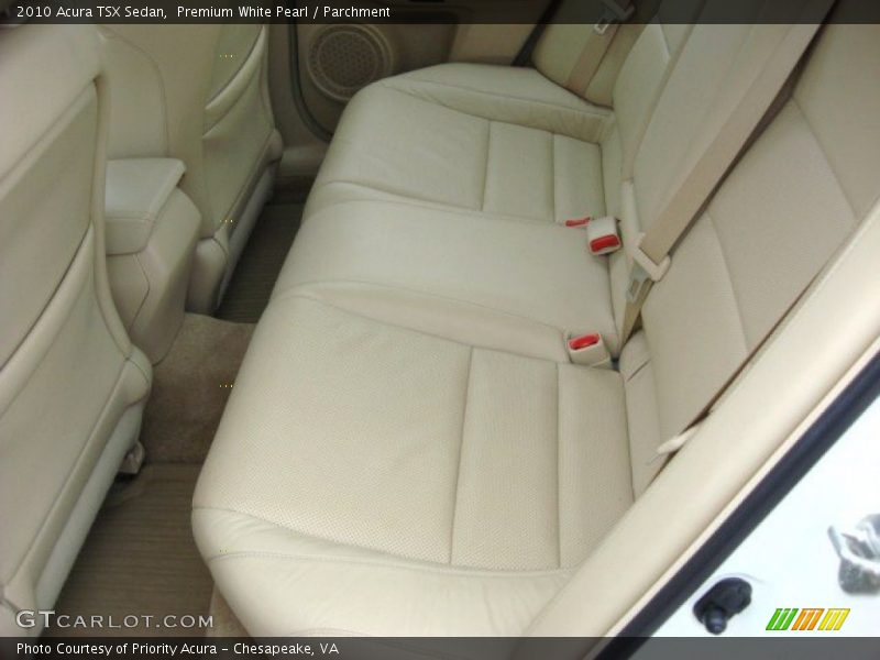 Premium White Pearl / Parchment 2010 Acura TSX Sedan