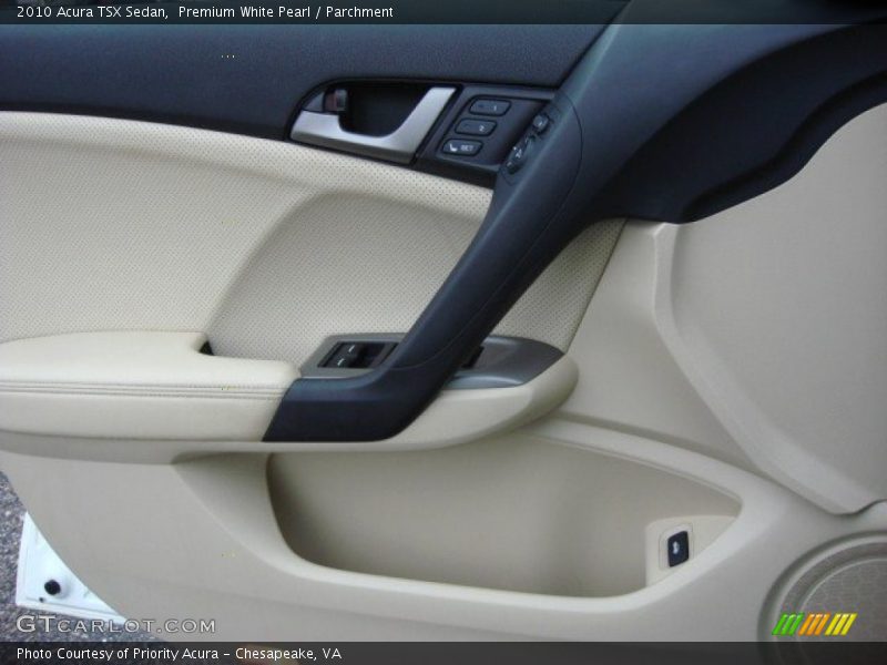 Premium White Pearl / Parchment 2010 Acura TSX Sedan