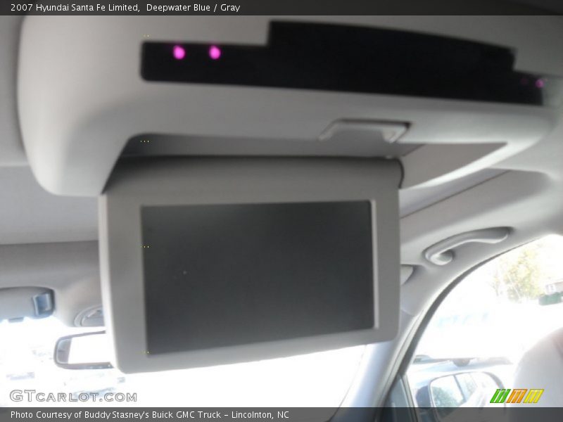 Deepwater Blue / Gray 2007 Hyundai Santa Fe Limited