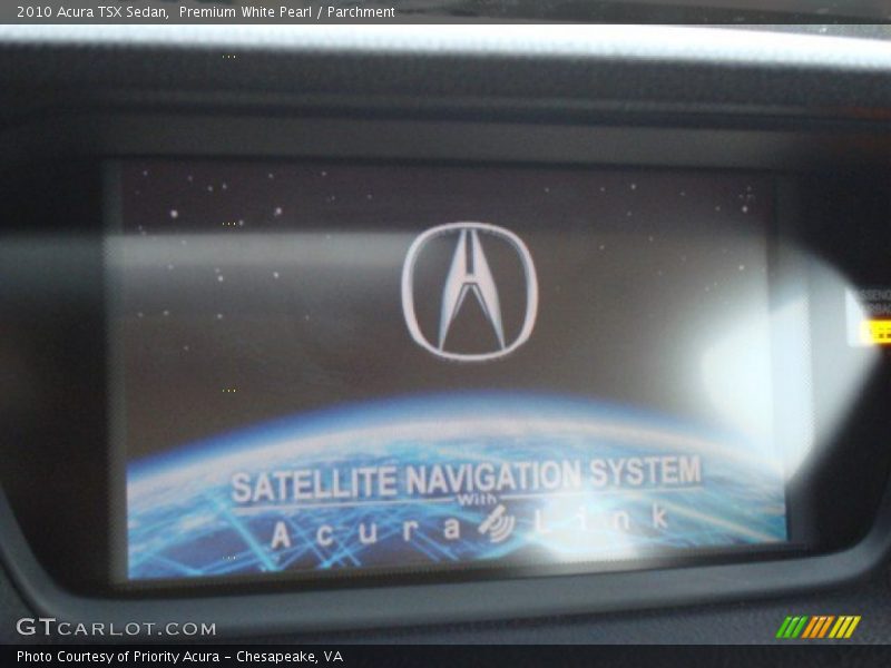 Premium White Pearl / Parchment 2010 Acura TSX Sedan