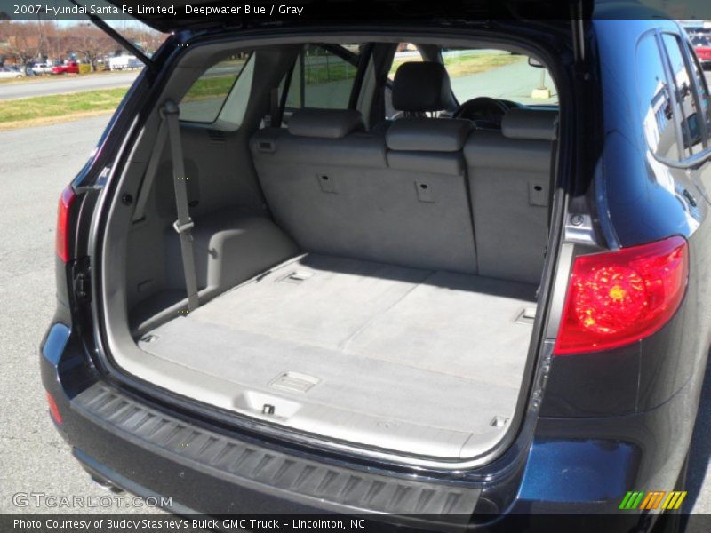 Deepwater Blue / Gray 2007 Hyundai Santa Fe Limited