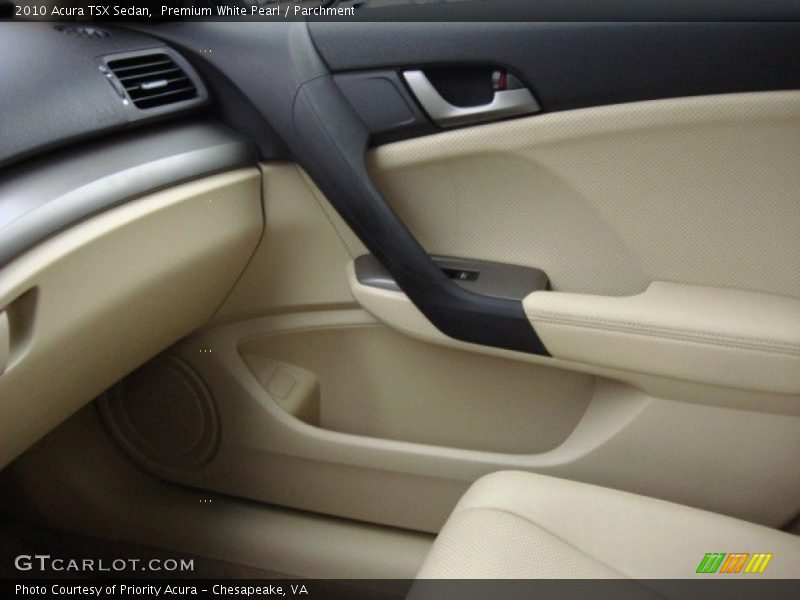Premium White Pearl / Parchment 2010 Acura TSX Sedan