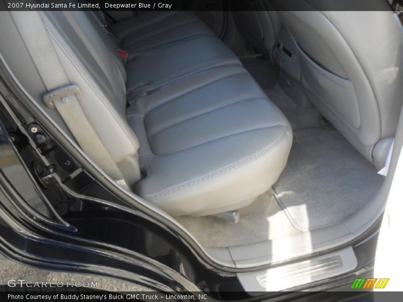 Deepwater Blue / Gray 2007 Hyundai Santa Fe Limited