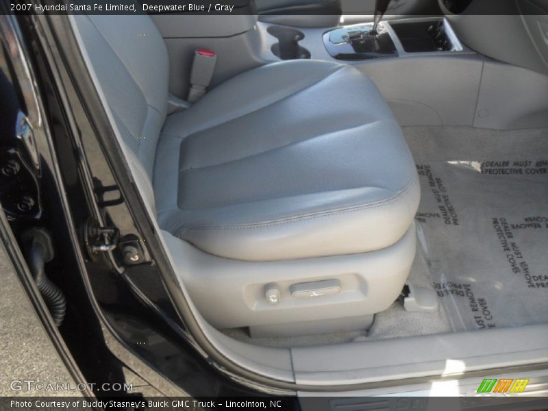 Deepwater Blue / Gray 2007 Hyundai Santa Fe Limited