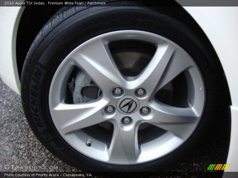 Premium White Pearl / Parchment 2010 Acura TSX Sedan