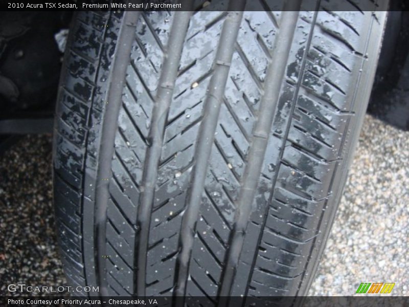 Premium White Pearl / Parchment 2010 Acura TSX Sedan