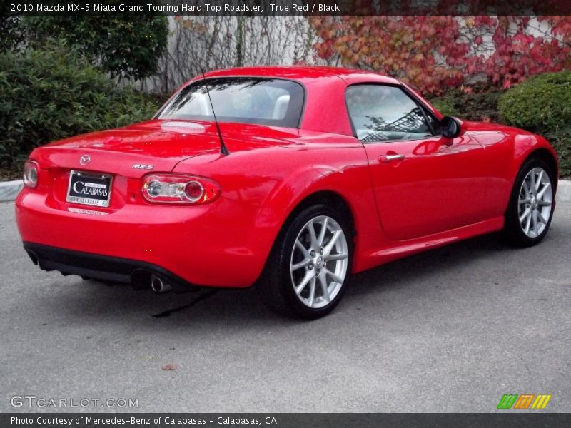 True Red / Black 2010 Mazda MX-5 Miata Grand Touring Hard Top Roadster