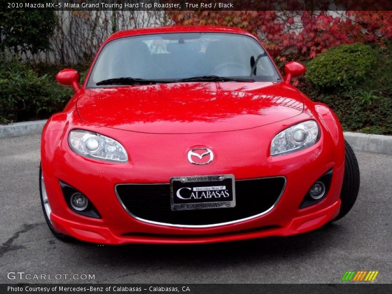 True Red / Black 2010 Mazda MX-5 Miata Grand Touring Hard Top Roadster