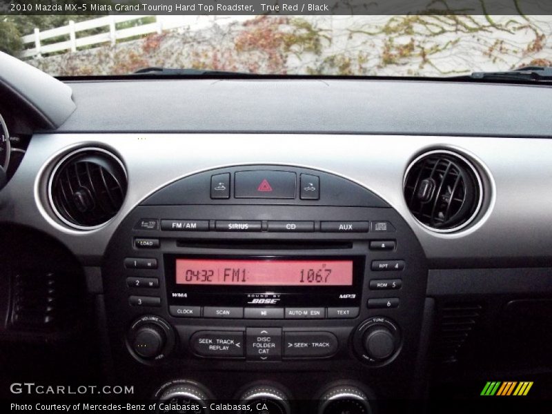 Audio System of 2010 MX-5 Miata Grand Touring Hard Top Roadster