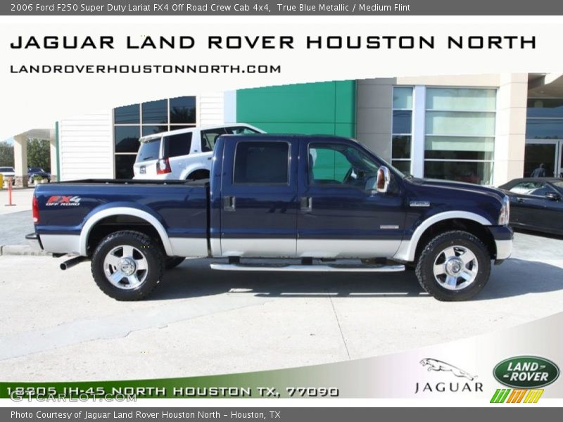 True Blue Metallic / Medium Flint 2006 Ford F250 Super Duty Lariat FX4 Off Road Crew Cab 4x4