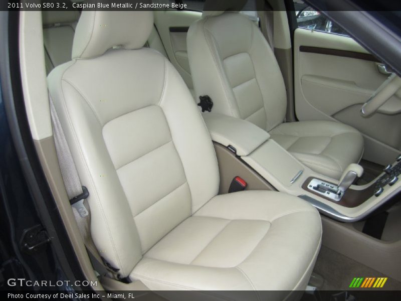 Caspian Blue Metallic / Sandstone Beige 2011 Volvo S80 3.2