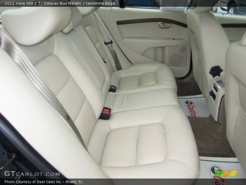 Caspian Blue Metallic / Sandstone Beige 2011 Volvo S80 3.2