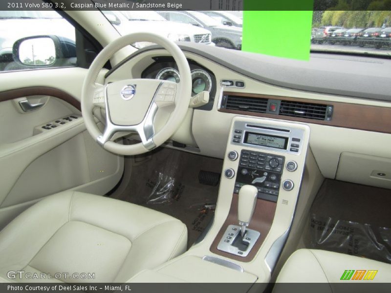 Caspian Blue Metallic / Sandstone Beige 2011 Volvo S80 3.2