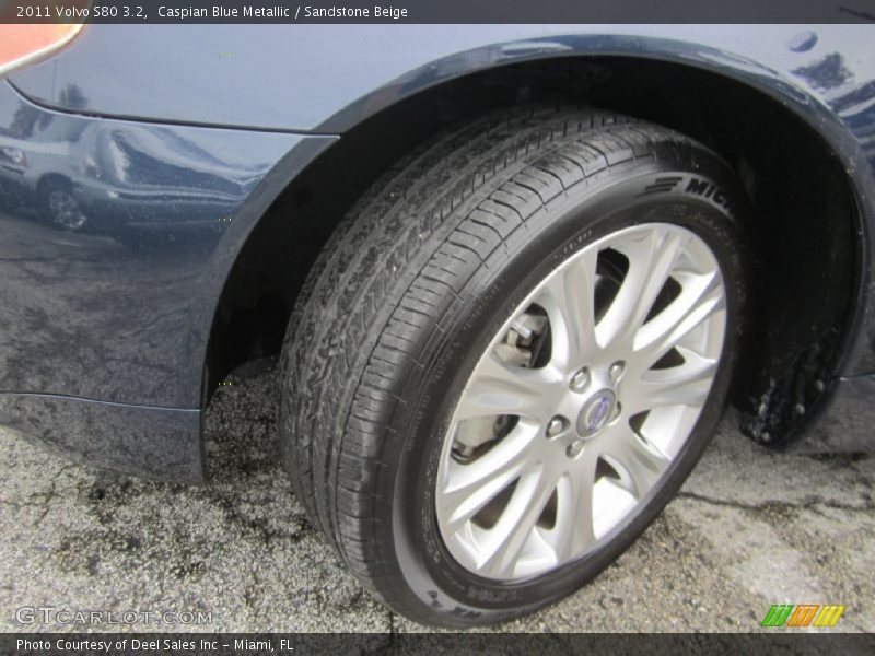 Caspian Blue Metallic / Sandstone Beige 2011 Volvo S80 3.2