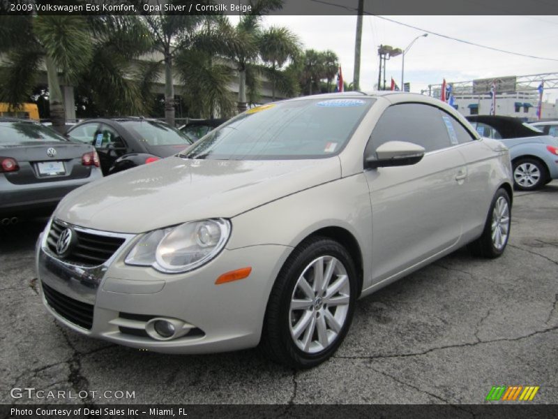 Opal Silver / Cornsilk Beige 2009 Volkswagen Eos Komfort