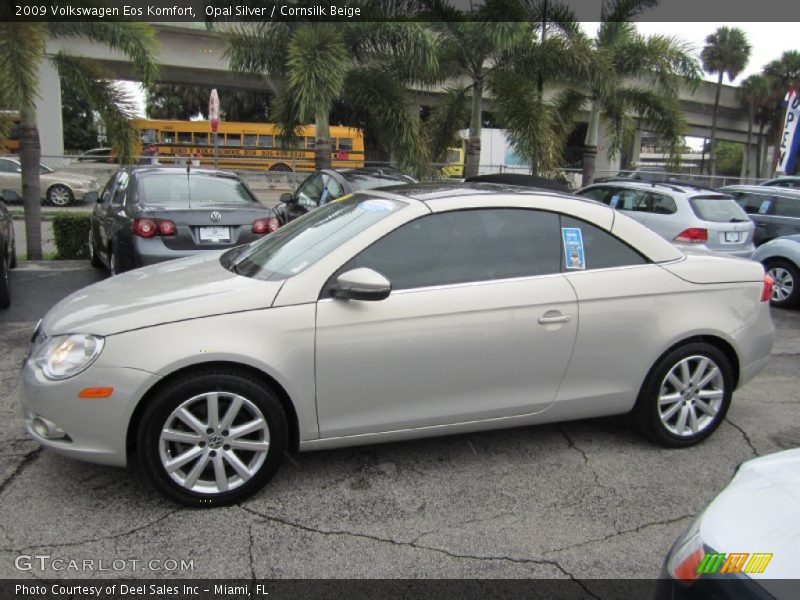 Opal Silver / Cornsilk Beige 2009 Volkswagen Eos Komfort