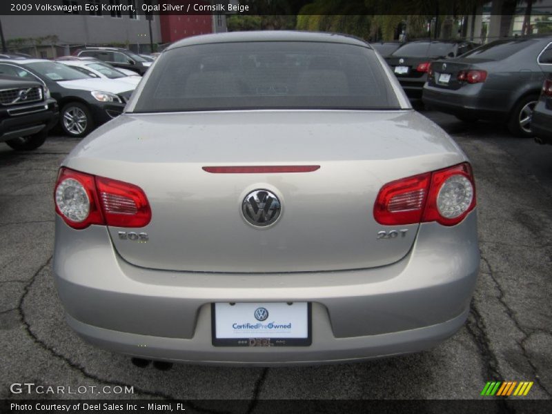 Opal Silver / Cornsilk Beige 2009 Volkswagen Eos Komfort