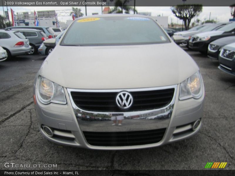 Opal Silver / Cornsilk Beige 2009 Volkswagen Eos Komfort