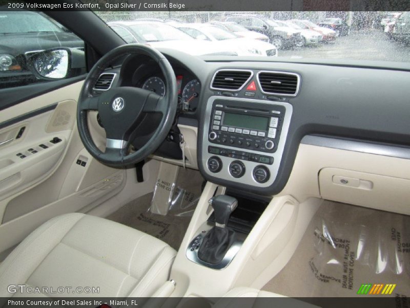 Opal Silver / Cornsilk Beige 2009 Volkswagen Eos Komfort
