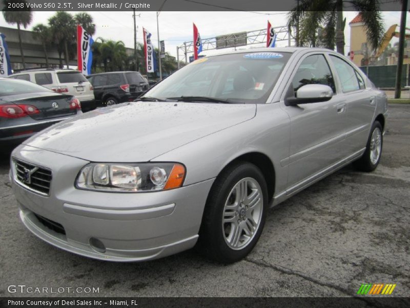 Silver Metallic / Graphite 2008 Volvo S60 2.5T