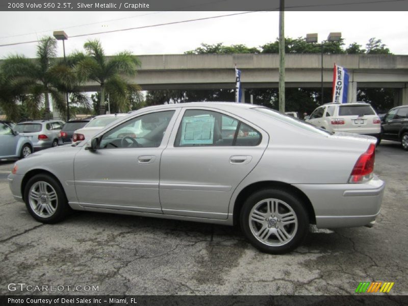 Silver Metallic / Graphite 2008 Volvo S60 2.5T