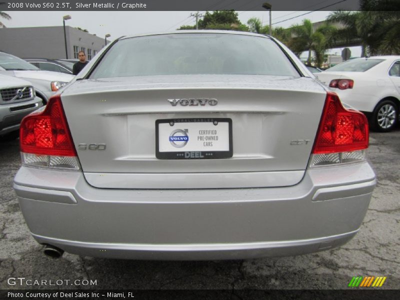 Silver Metallic / Graphite 2008 Volvo S60 2.5T