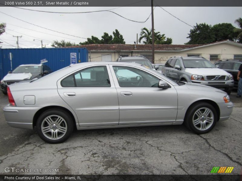 Silver Metallic / Graphite 2008 Volvo S60 2.5T