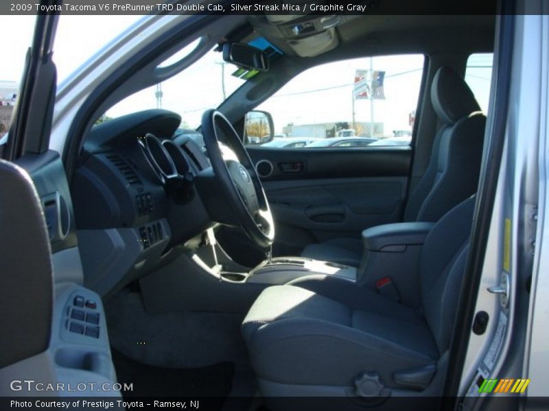 Silver Streak Mica / Graphite Gray 2009 Toyota Tacoma V6 PreRunner TRD Double Cab