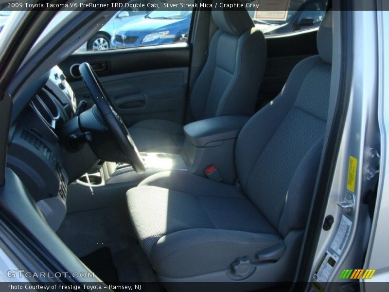 Silver Streak Mica / Graphite Gray 2009 Toyota Tacoma V6 PreRunner TRD Double Cab