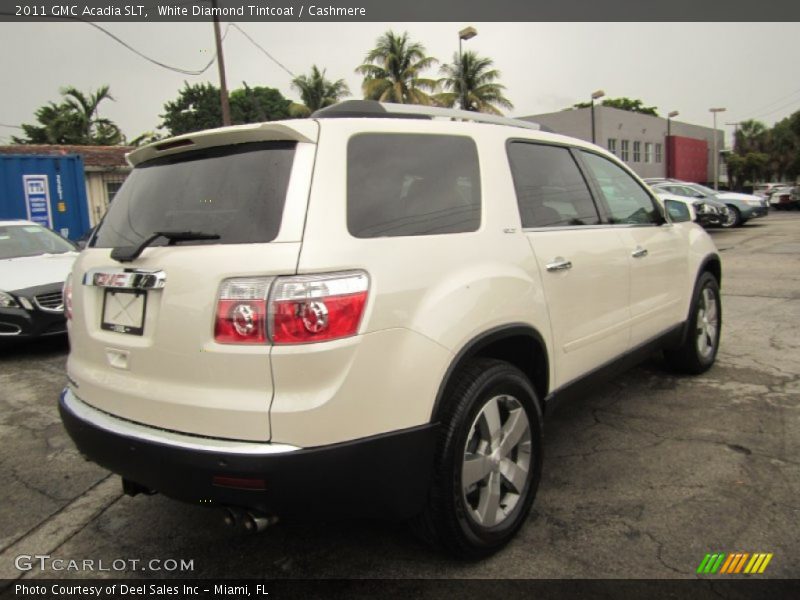 White Diamond Tintcoat / Cashmere 2011 GMC Acadia SLT