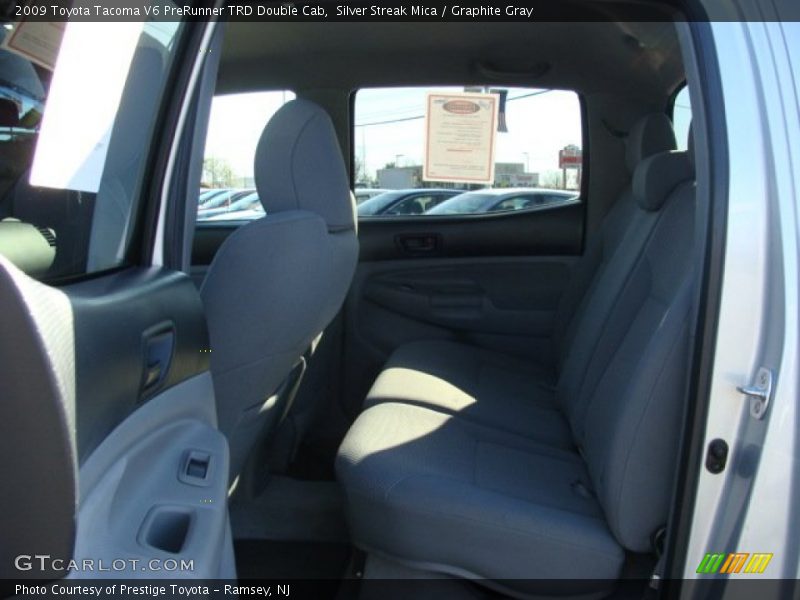 Silver Streak Mica / Graphite Gray 2009 Toyota Tacoma V6 PreRunner TRD Double Cab